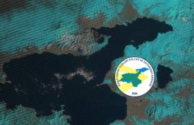 Van’daki kuraklık tehlikesi uydu haritasında